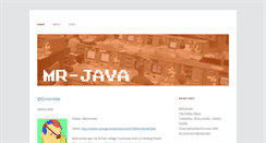 Desktop Screenshot of blog.mr-java.com